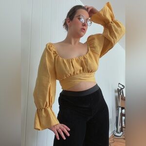 Malvi Castaneda cutout top